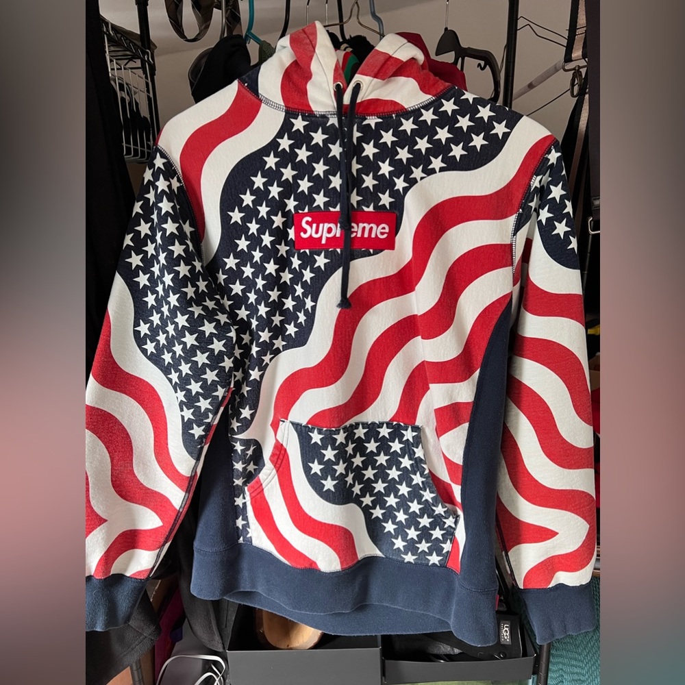 Supreme Flags Box Logo Hoodie FW14